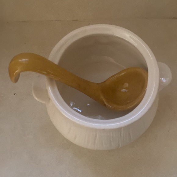 Rare Merry Mushroom Vintage Laurentian Tureen/Soup Serving Bowl w Ladle/Lid LRG - Picture 9 of 15